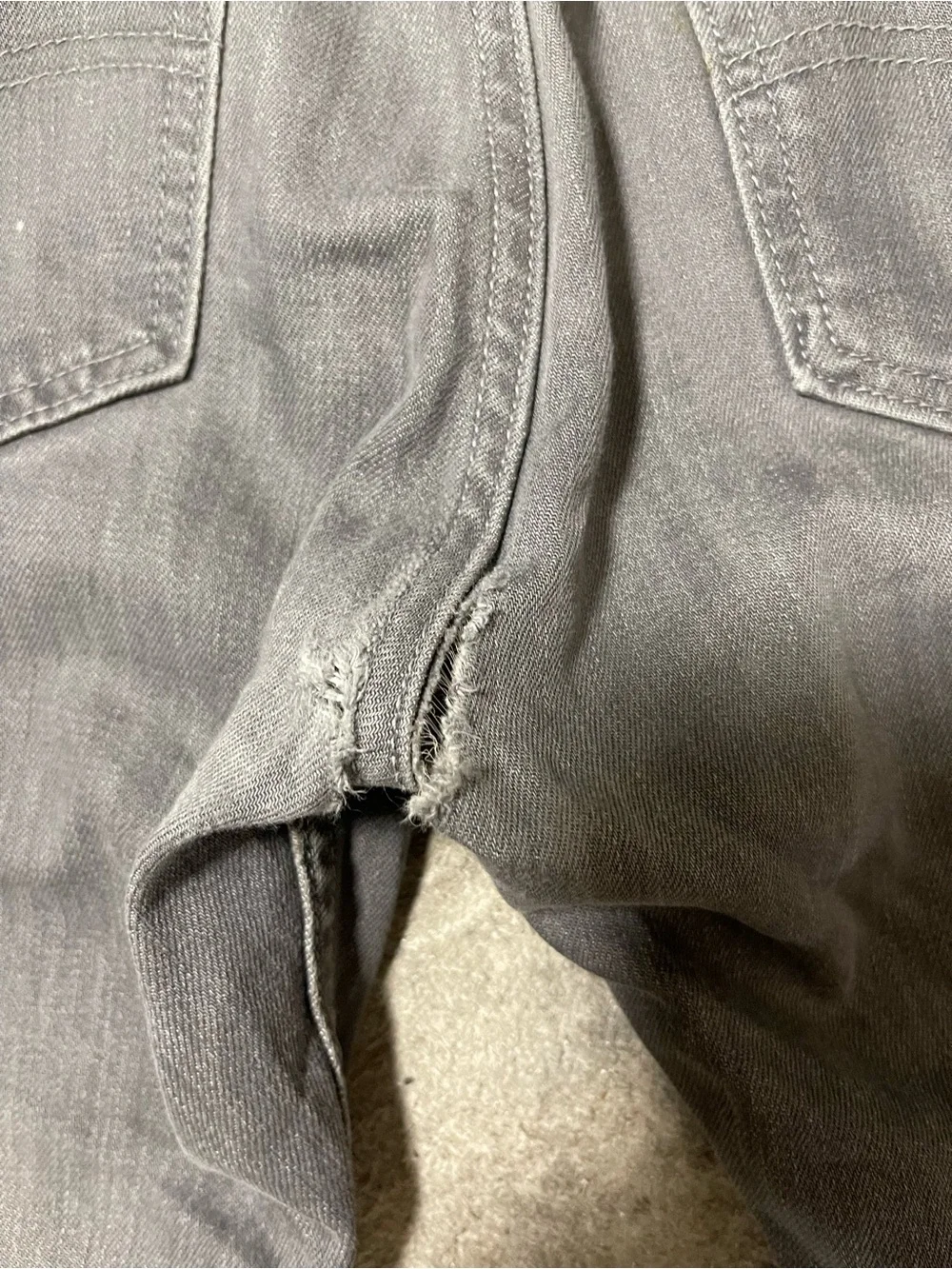 Mens LEVIS 505 Charcoal Jeans